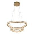 LUXERA 46152 - MIST kábelen függesztett LED csillár LED/65W/230V 4000K arany