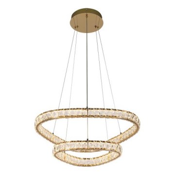 LUXERA 46152 - MIST kábelen függesztett LED csillár LED/65W/230V 4000K arany