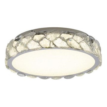 LUXERA 46153 - LARUNA LED mennyezeti lámpatest LED/32W/230V 4000K átm. 40 cm matt króm