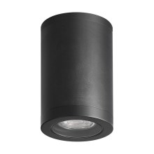 Luxera 48325 - Kültéri mennyezeti lámpa MOPTI 1xGU10/7W/230V IP54 fekete