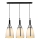 Luxera 61302 - csillár zsinóron ZORZO 3xE27/60W/230V