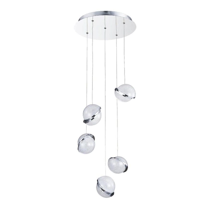 LUXERA 62432 - LED Csillár zsinóron MALCOM 5xLED/8W/230V