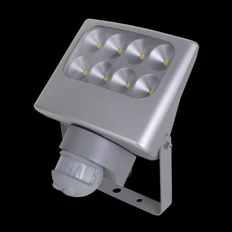 LUXERA 70130 - LED Reflektor érzékelővel NEGARA 8xLED/3W IP54