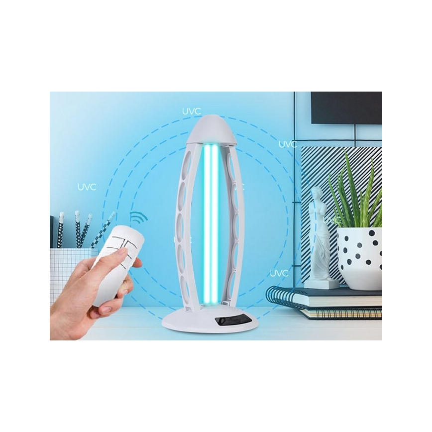 Luxera 70416 - Fertőtlenítő germicid lámpa ózonnal UVC/38W/230V + távirányító