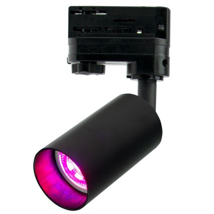 MADARA OPTIMO 1xGU10/35W/230V fekete sínrendszerbe illeszthető spotlámpa