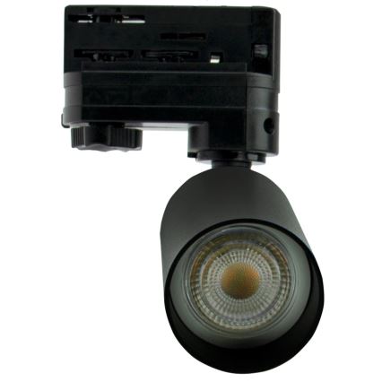 MADARA OPTIMO 1xGU10/35W/230V fekete sínrendszerbe illeszthető spotlámpa