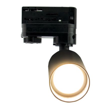 MADARA OPTIMO 1xGU10/35W/230V fekete sínrendszerbe illeszthető spotlámpa