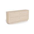 MADERA komód 160x75 cm, fehér tölgy