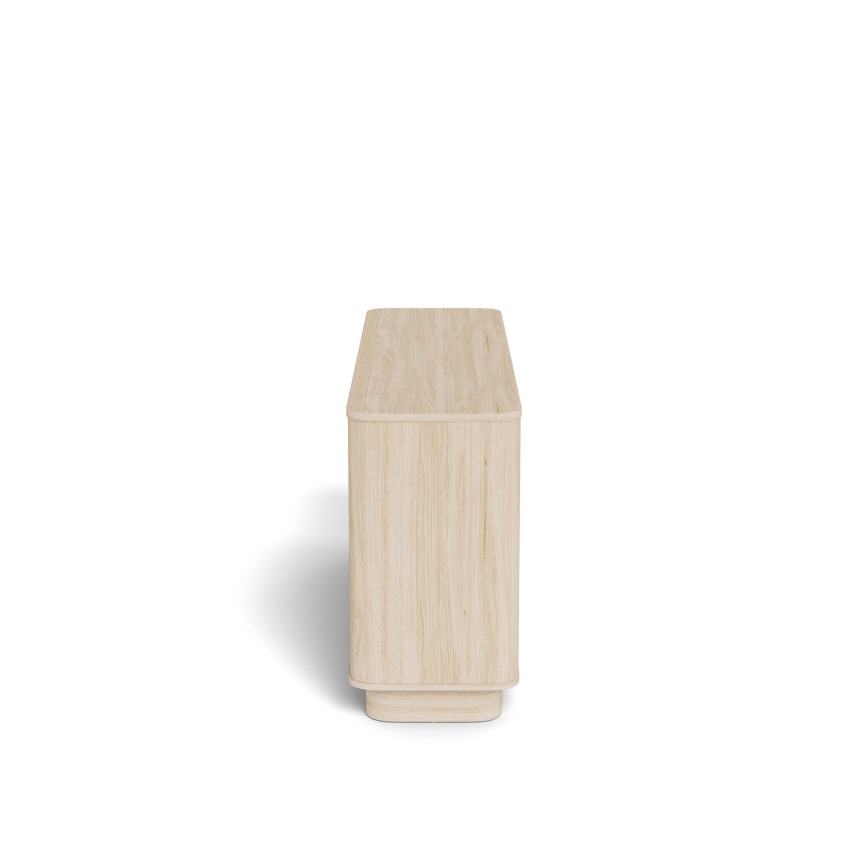 MADERA komód 160x75 cm, fehér tölgy