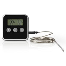 Maghőmérő digitális kijelzővel és időzítővel 0-250 °C 1xAAA