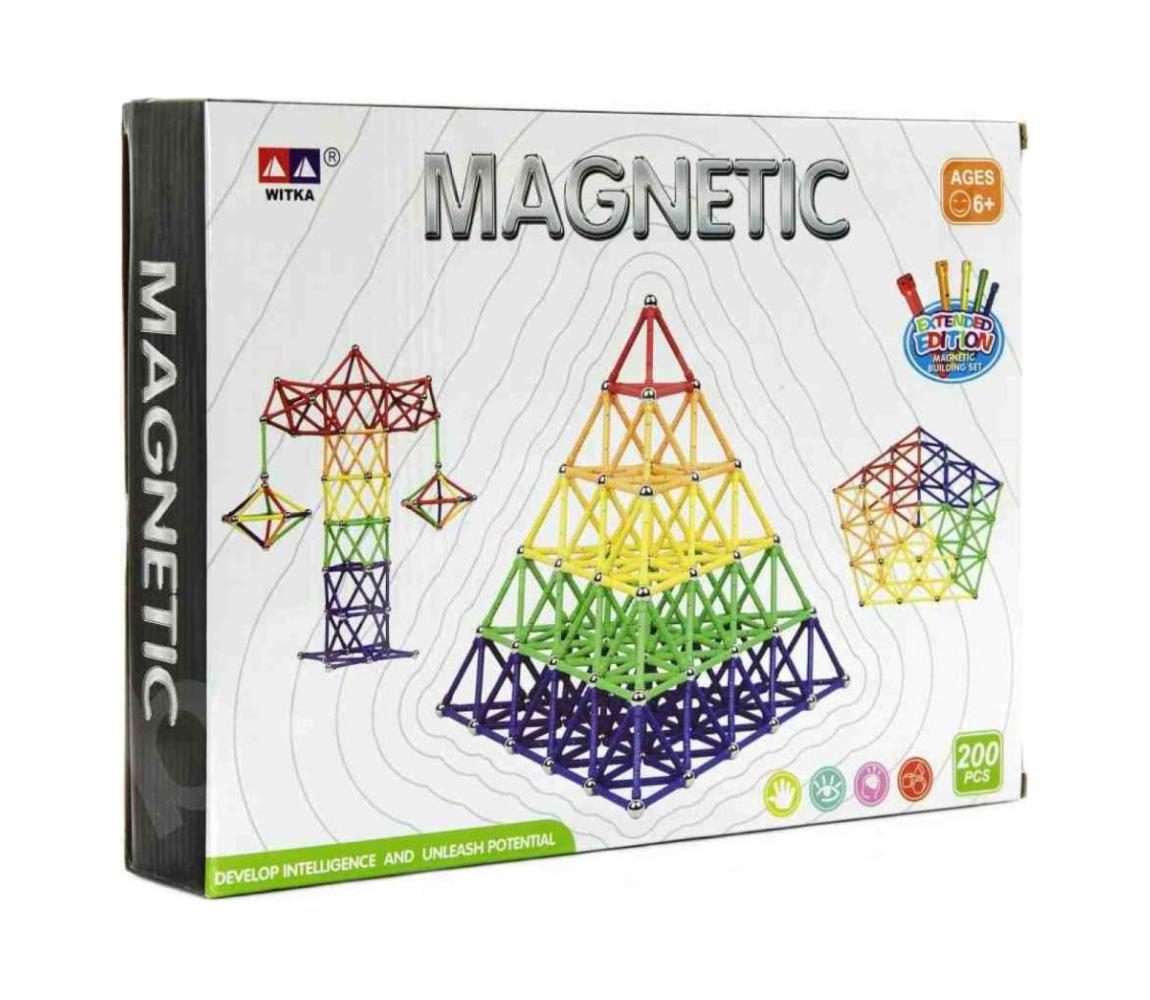 Teddies Mágneses építőkészlet 200 db 00312461