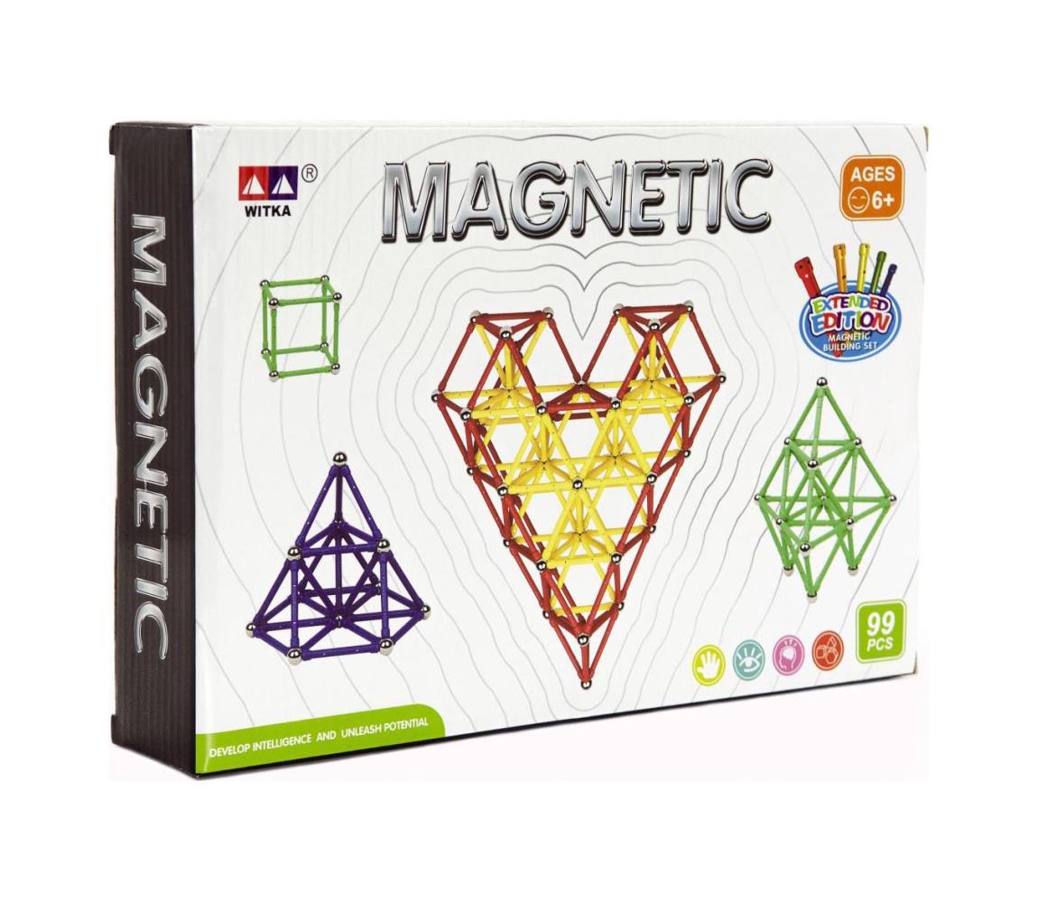 Teddies Mágneses építőkészlet, 99 darab 00311269