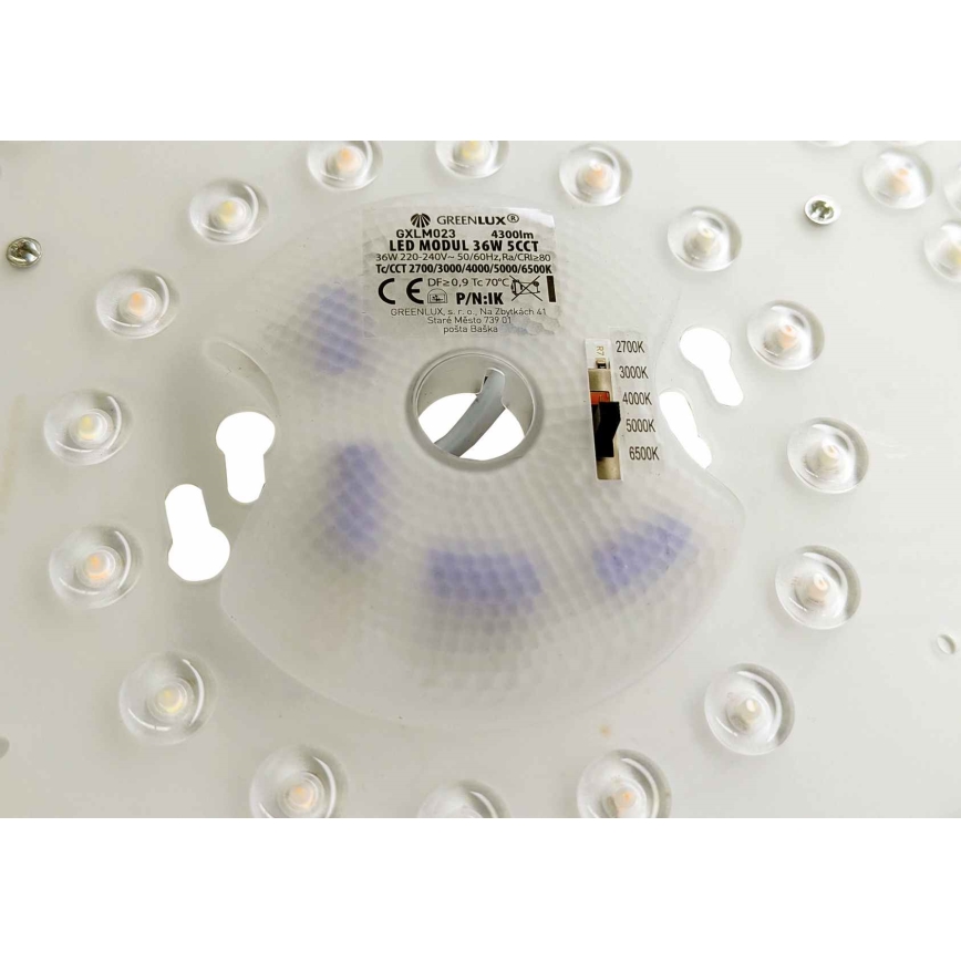 Mágneses LED-modul, 36 W, 230 V, Ø 24 cm, 2700/3000/4000/5000/6500 K
