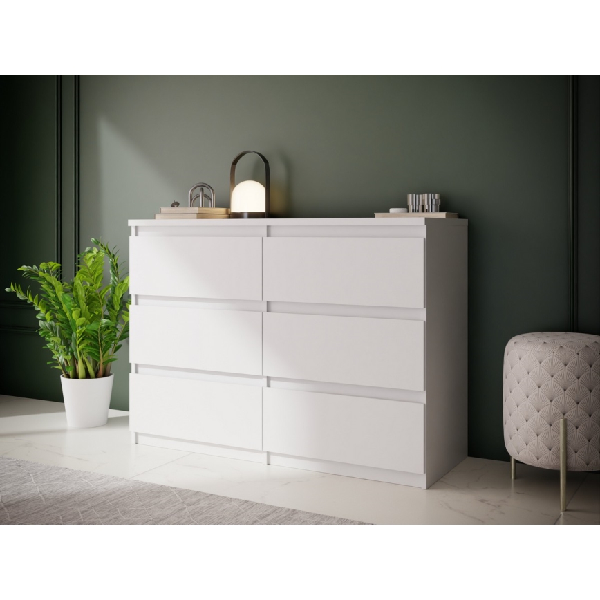 MAO fehér fiókos komód