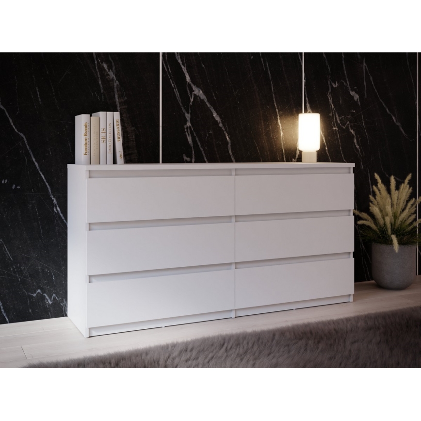 MAO fehér fiókos komód