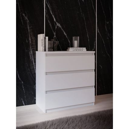 MAO fiókos komód, fehér