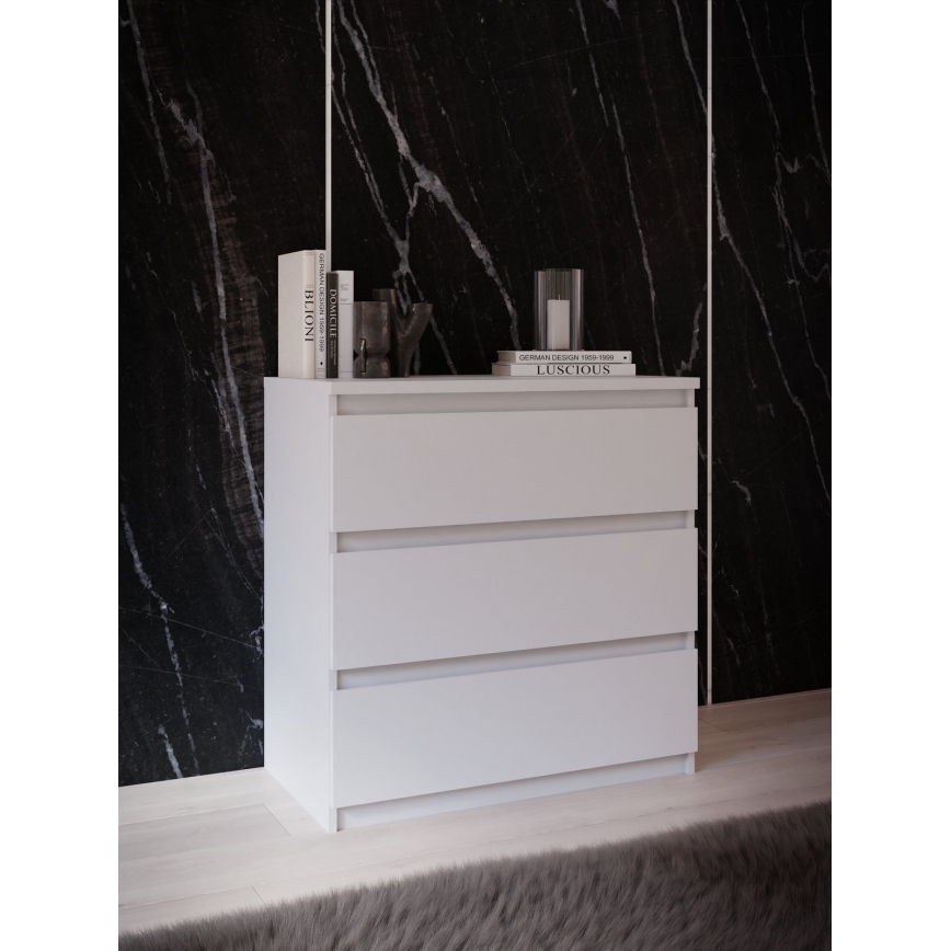 MAO fiókos komód, fehér
