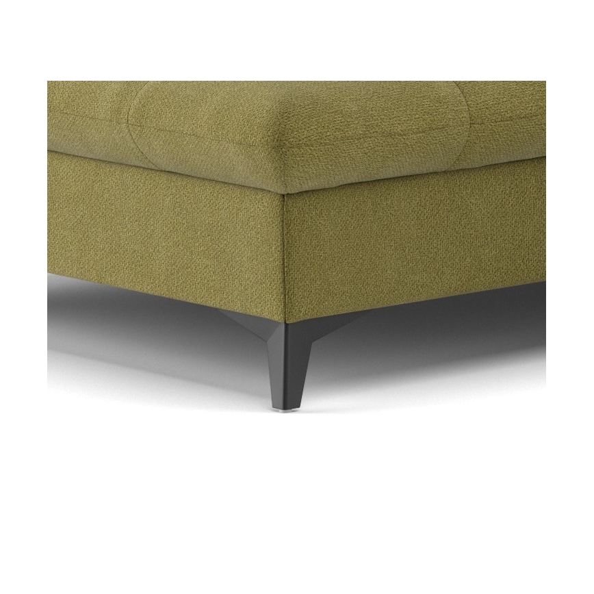 Kinyitható sarokkanapé L-alakban MARANO balos olívazöld