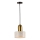 MARBLE kábeles függeszték 1xE27/60W/230V arany/fehér/márványmintás