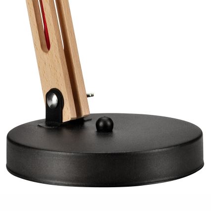 Asztali lámpa MARCELLO 1xE27/60W/230V bükk