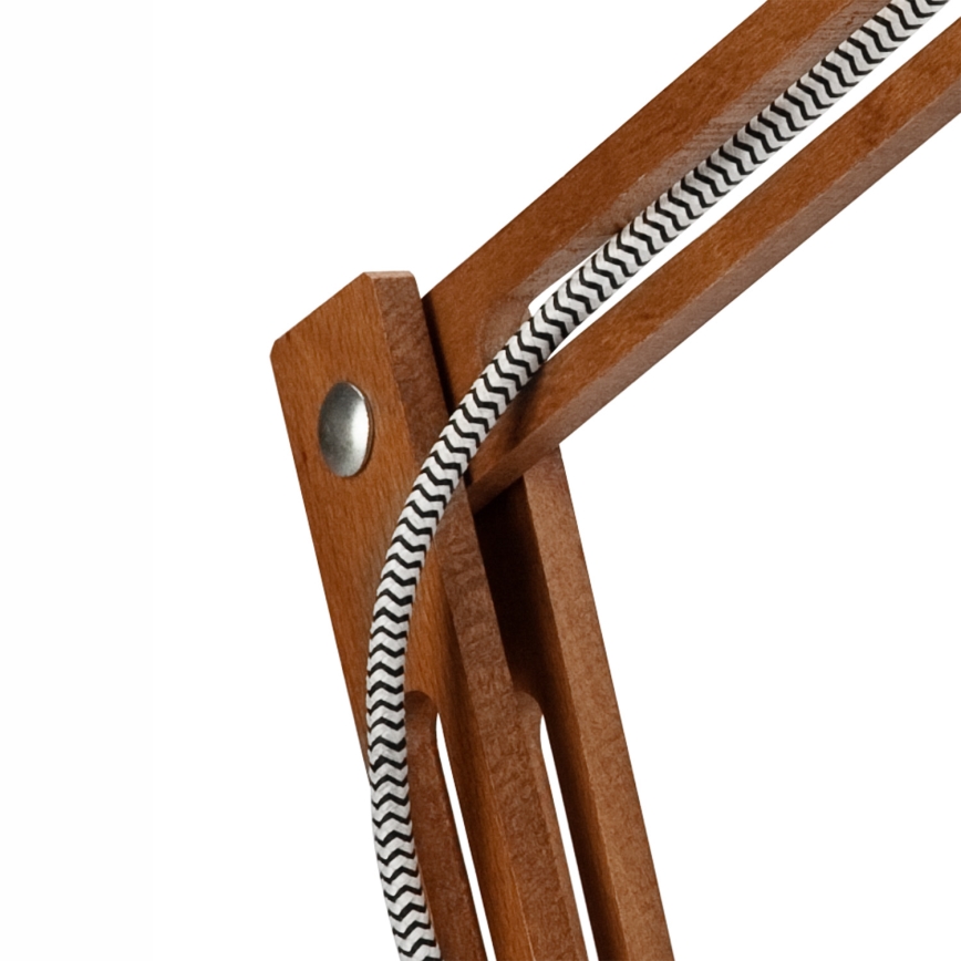 Asztali lámpa MARCELLO 1xE27/60W/230V bükk