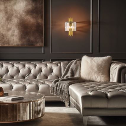 MARGOT fali lámpa 2xE14/40W/230V aranyszínű