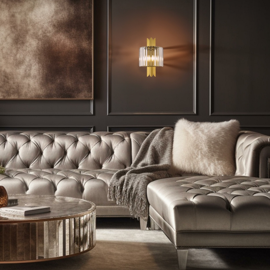 MARGOT fali lámpa 2xE14/40W/230V aranyszínű