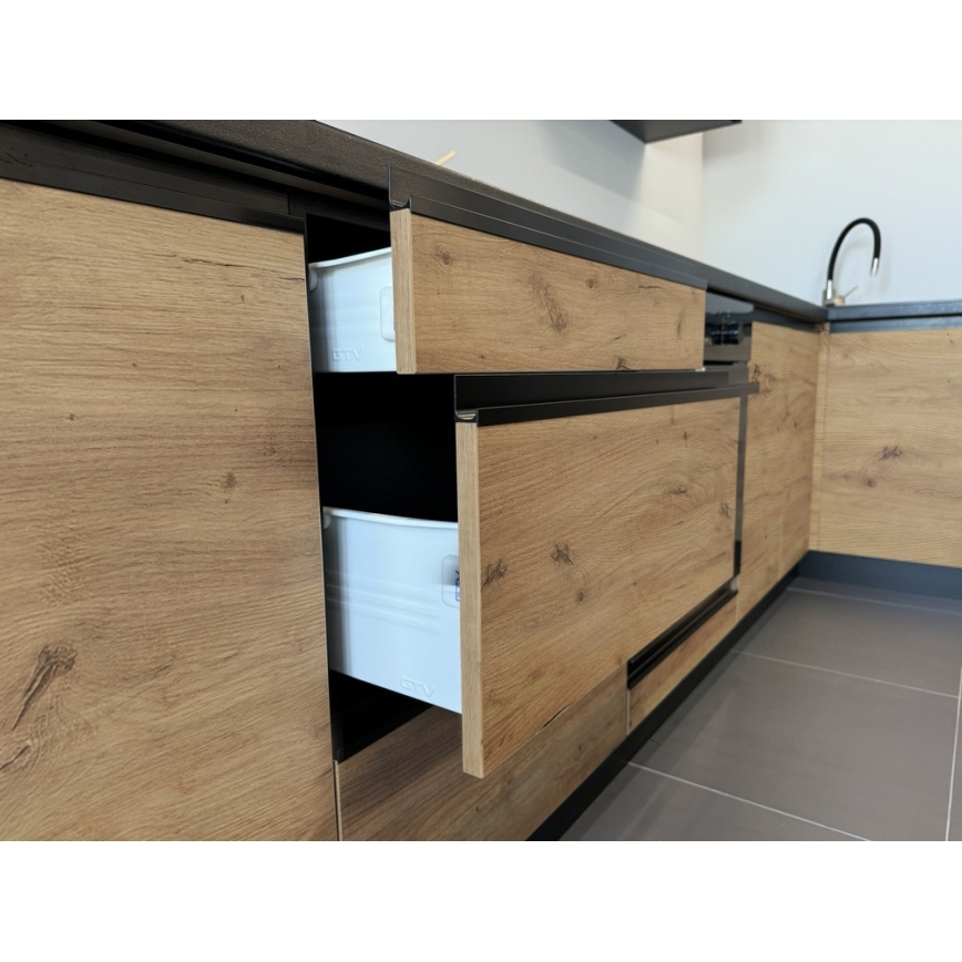 MARINA 180 cm-es konyhabútor, Craft tölgy