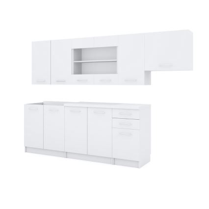 MARISA 260 cm konyhabútor, fehér