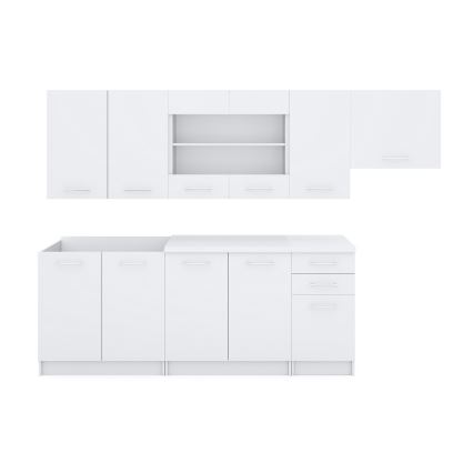 MARISA 260 cm konyhabútor, fehér
