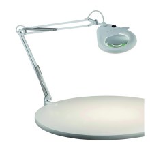 Markslöjd 100852 - Asztali lámpa nagyítóval FAGERNES 1xT5/22W/230V