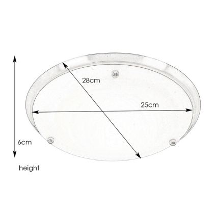 Markslöjd 102527 - Fürdőszobai mennyezeti lámpa ARE 1xE27/60W/230V IP44 matt króm
