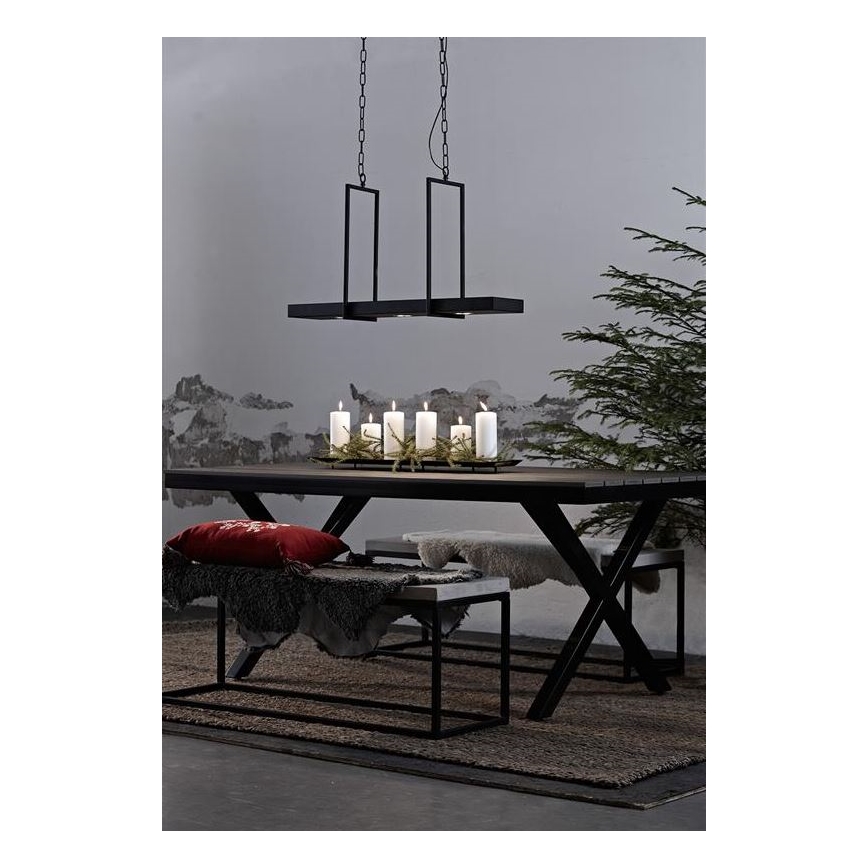 Mardblöjd 105780 - LED Dimmelhető csillár láncon TRAY 3xLED/3W/230V fekete