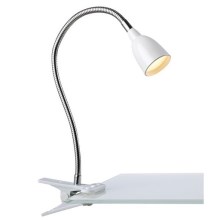 Markslöjd 106091 - LED Asztali lámpa klipsszel TULIP LED/3W/230V fehér