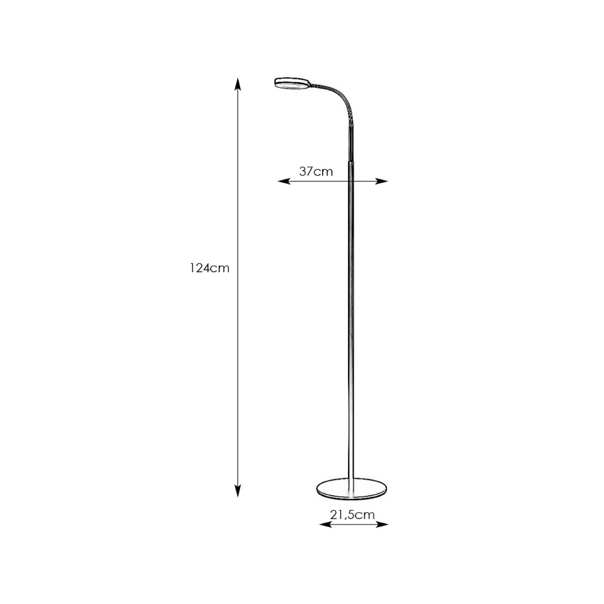 Markslöjd 106465 - LED Állólámpa FLEX LED/5W/230V