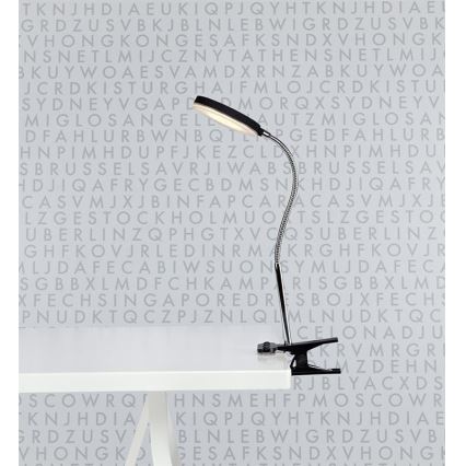 Markslöjd 106471 - LED csipeszes lámpa FLEX LED/5W/230V