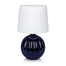 Markslöjd 106886 - Asztali lámpa MELANIE 1xE14/40W/230V fehér/kék