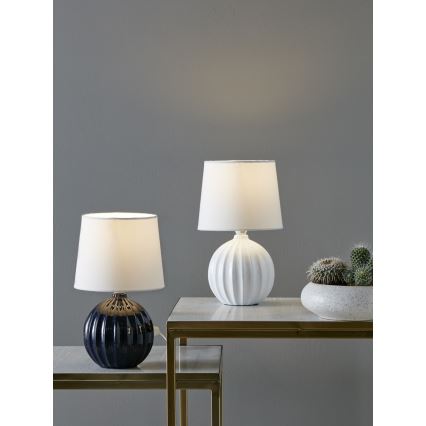 Markslöjd 106886 - Asztali lámpa MELANIE 1xE14/40W/230V fehér/kék