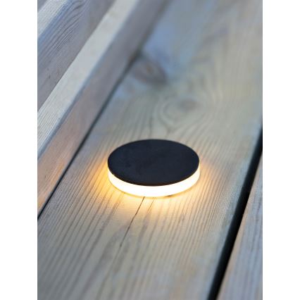Markslöjd 106935 - LED kültéri süllyesztett lámpatest GARDEN24 LED/3W/24V IP44 fekete