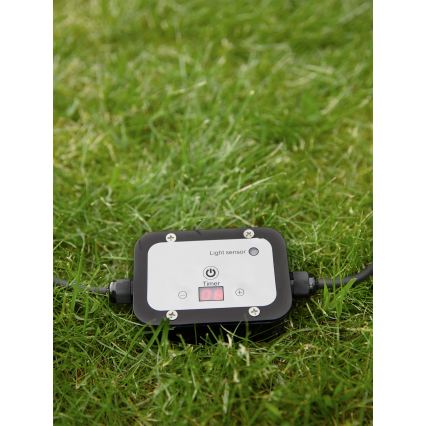 Markslöjd 106936 - Alkonykapcsoló időzítővel GARDEN24 24V IP44