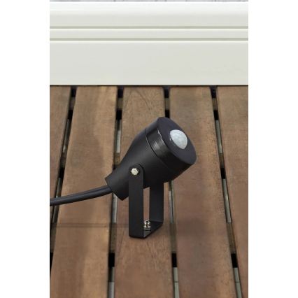 Markslöjd 106940 - Kültéri PIR mozgás- és alkonyatérzékelő GARDEN24 IP44 fekete