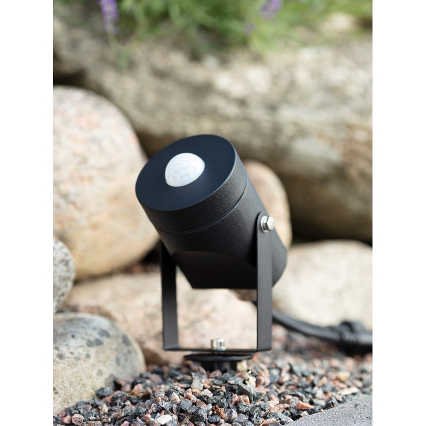 Markslöjd 106940 - Kültéri PIR mozgás- és alkonyatérzékelő GARDEN24 IP44 fekete