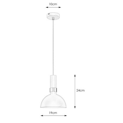 Markslöjd 106974 - Csillár zsinóron LARRY 1xE27/60W/230V fekete/arany