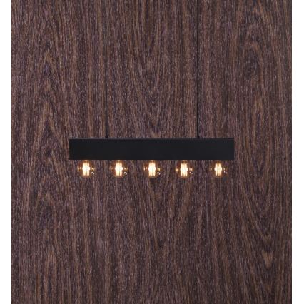 Mardblöjd 107037 - Csillár zsinóron COUTURE 5xE27/40W/230V fekete