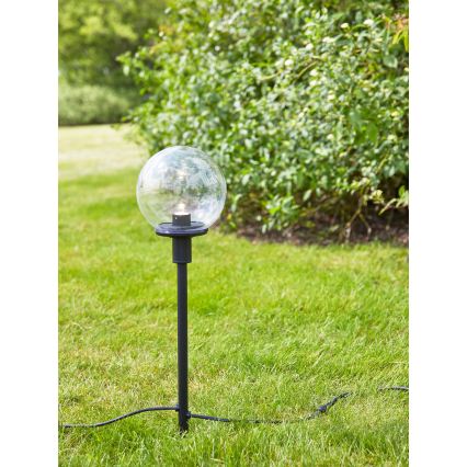 Markslöjd 107283 - LED kültéri lámpa GARDEN24 LED/3W/24V 81 cm IP44 fekete/átlátszó