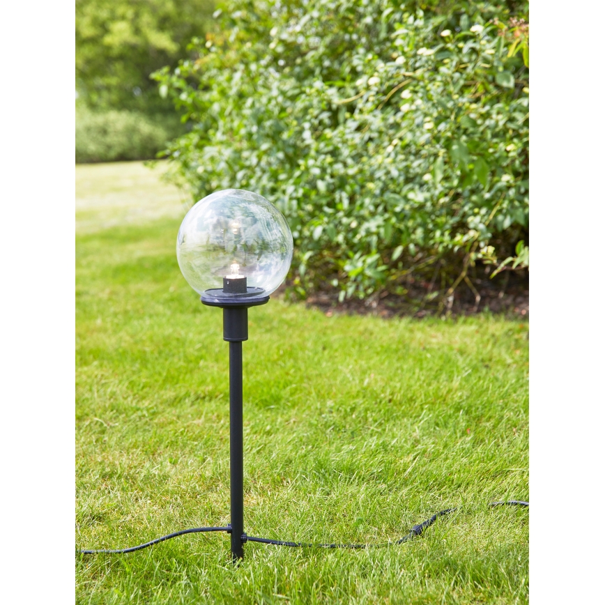 Markslöjd 107283 - LED kültéri lámpa GARDEN24 LED/3W/24V 81 cm IP44 fekete/átlátszó