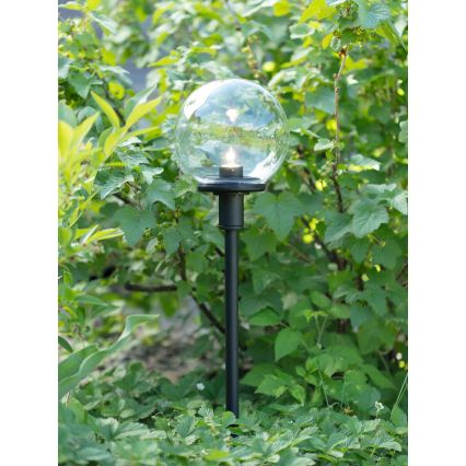 Markslöjd 107283 - LED kültéri lámpa GARDEN24 LED/3W/24V 81 cm IP44 fekete/átlátszó