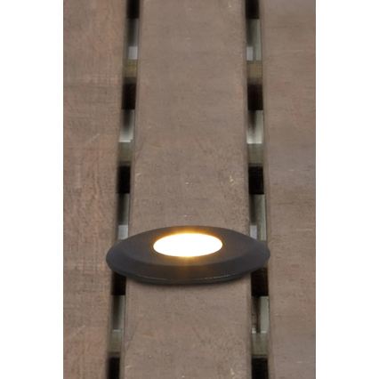 Markslöjd 107284 - GARDEN24 kültéri süllyesztett LED lámpatest LED/0,8W/24V IP44 fekete