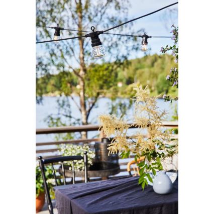 Markslöjd 107292 - LED Kültéri dekoratív lánc GIRLAND GARDEN 10xLED 5,5m IP44