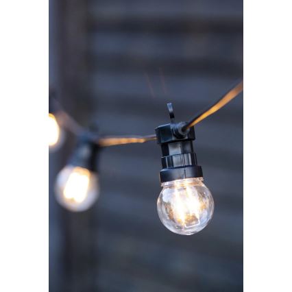 Markslöjd 107292 - LED Kültéri dekoratív lánc GIRLAND GARDEN 10xLED 5,5m IP44